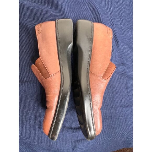 Naturalizer Women's Brown Slip-On Leather Shoes Size 8-1/2N Comfortable Walking - Picture 3 of 14